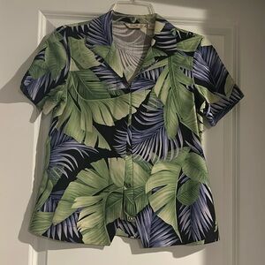 Tommy Bahama XS(2) silk blouse